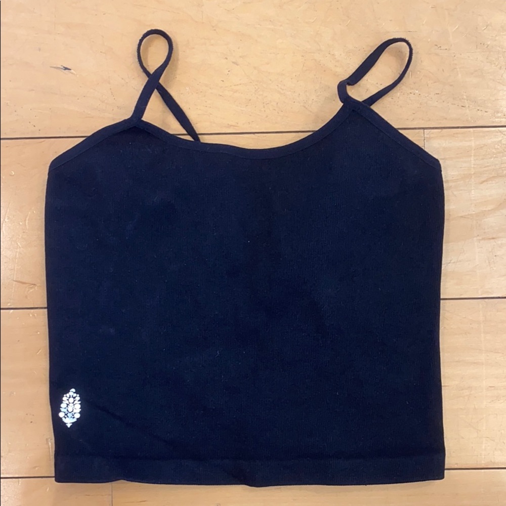 FP Movement ribbed black tank top